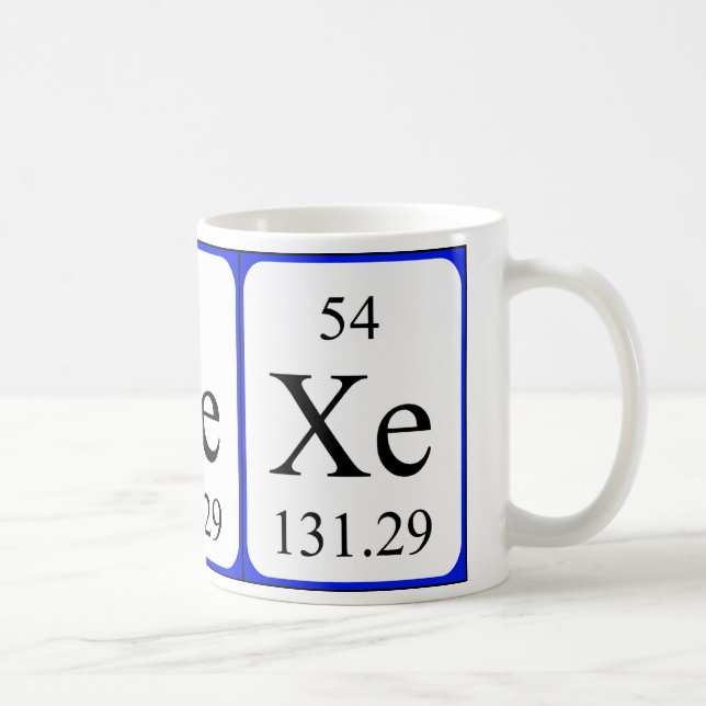 De Café Taza del elemento 54 - xenón (Derecha)