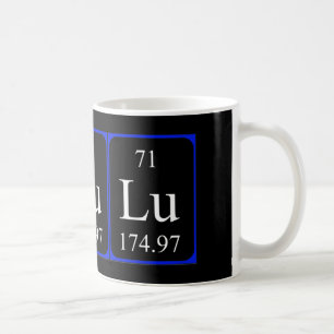 De Café Taza del elemento 71 - lutecio