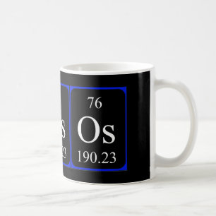 De Café Taza del elemento 76 - osmio