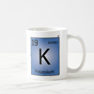 De Café Taza del elemento del potasio (k)