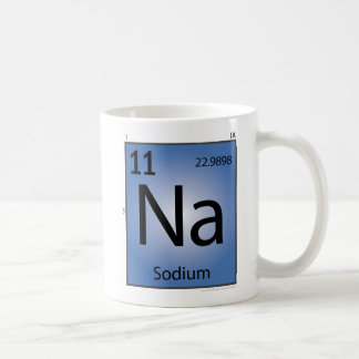 De Café Taza del elemento del sodio (Na)