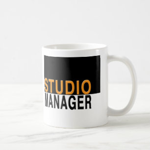 De Café Taza del encargado del estudio