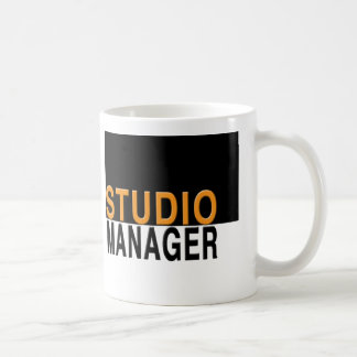 De Café Taza del encargado del estudio