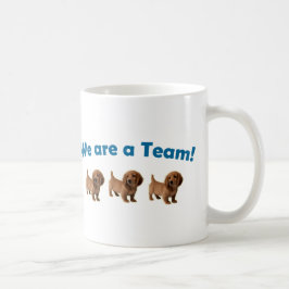 De Café Taza del equipo del Dachshund