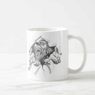 De Café Taza del excape del zombi