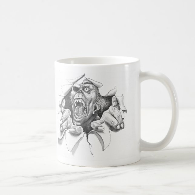 De Café Taza del excape del zombi (Derecha)
