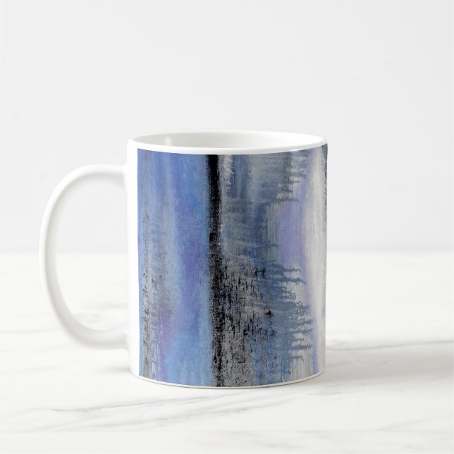 De Café Taza del extracto del gris azul (Izquierda)