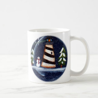 De Café Taza del faro del invierno