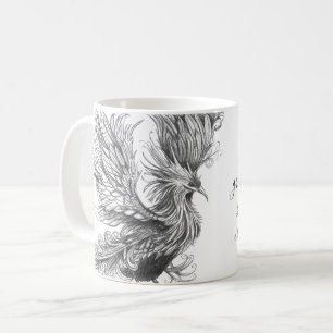 De Café Taza del Fénix Mitológico