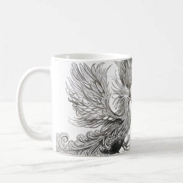 De Café Taza del Fénix Mitológico (Izquierda)