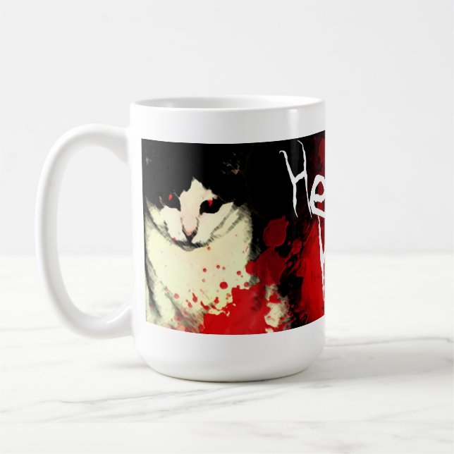 De Café Taza del gatito del infierno (Izquierda)