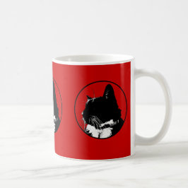 De Café Taza del gato del smoking
