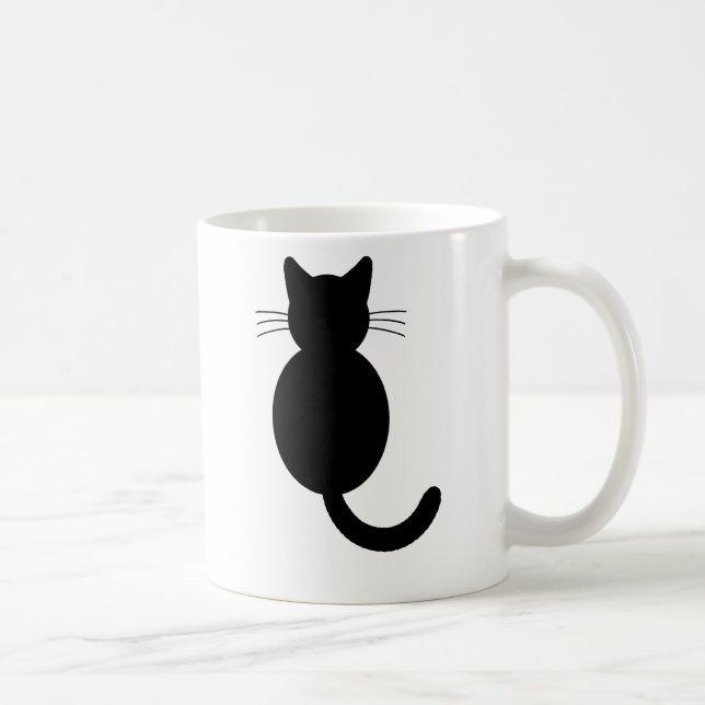 De Café Taza del gato negro (Derecha)