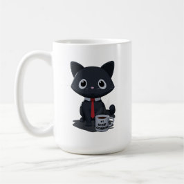 De Café Taza del Gato Número Uno Buen Trabajador