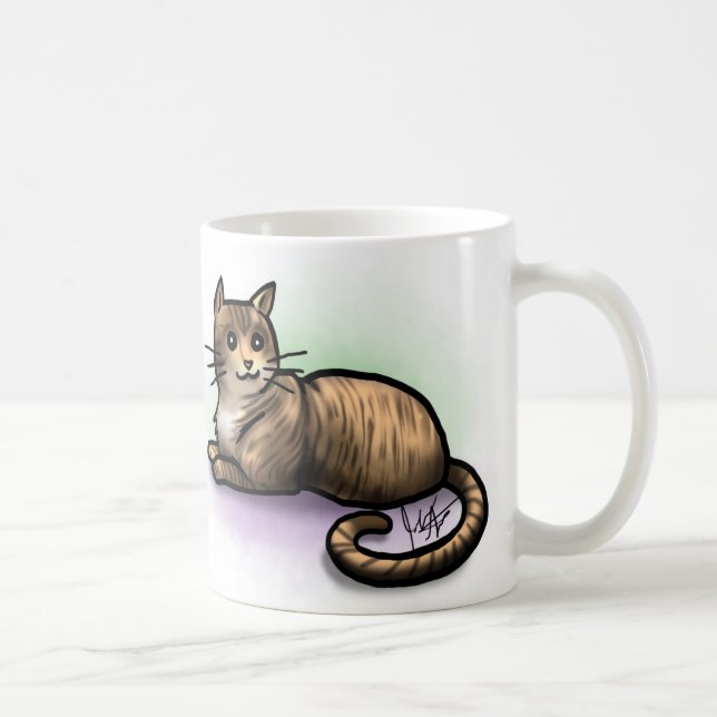 De Café Taza del gato - Tabby (Derecha)