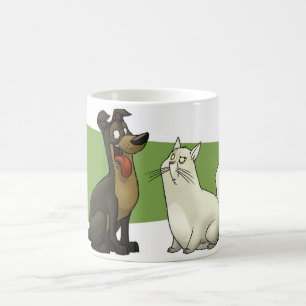 De Café Taza del gato y del perro