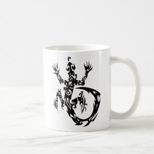 De Café Taza del gecko del logotipo del Halfmast