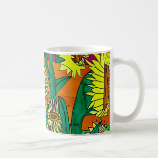 De Café Taza del girasol