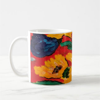 De Café taza del girasol