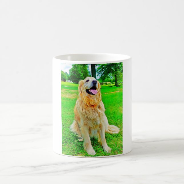 De Café Taza del golden retriever (Centro)