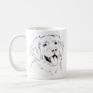 De Café Taza del golden retriever