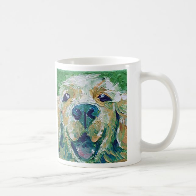 De Café Taza del golden retriever (Derecha)