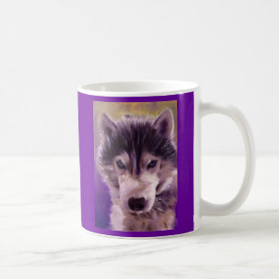 De Café taza del husky siberiano