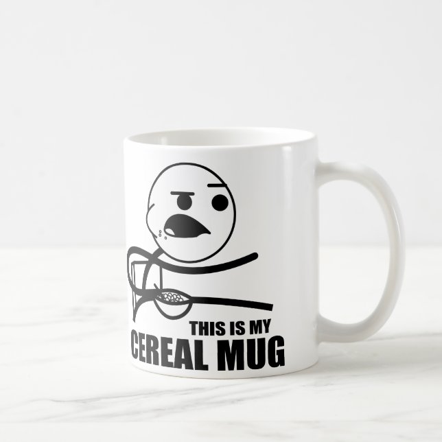 De Café Taza del individuo del cereal (Derecha)