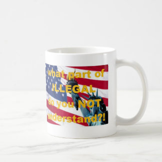 De Café Taza del inmigrante ilegal