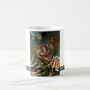 De Café Taza del irlandés del LEPRECHAUN