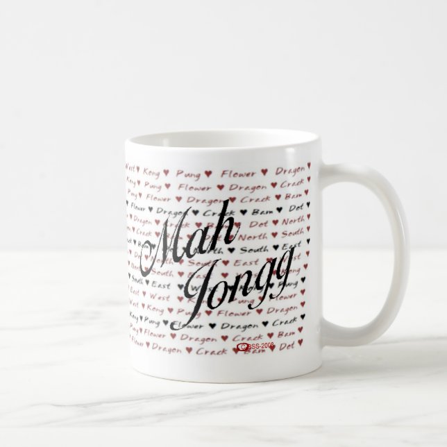 De Café taza del jongg del mah - modificada para (Derecha)