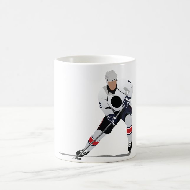 De Café Taza del jugador del hockey sobre hielo (Centro)