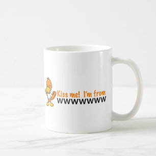 De Café taza del kissme del att