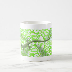 De Café Taza del lagarto del arte del ANG