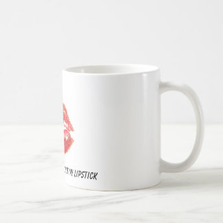 De Café Taza del lápiz labial