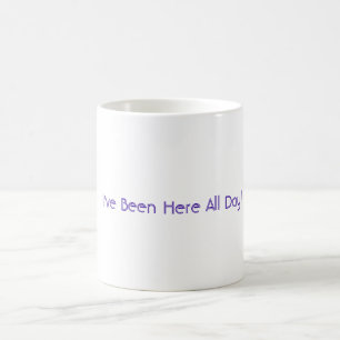 De Café Taza del lema del trabajo