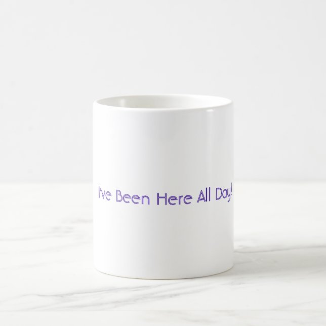 De Café Taza del lema del trabajo (Centro)