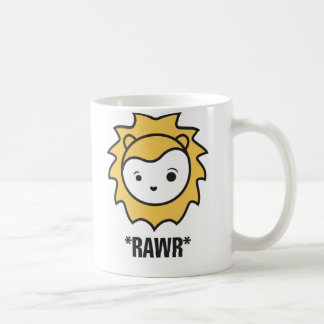 De Café Taza del león RAWR