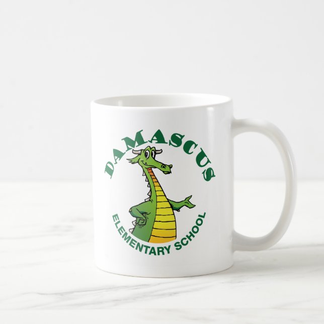 De Café Taza del logotipo del DES (Derecha)