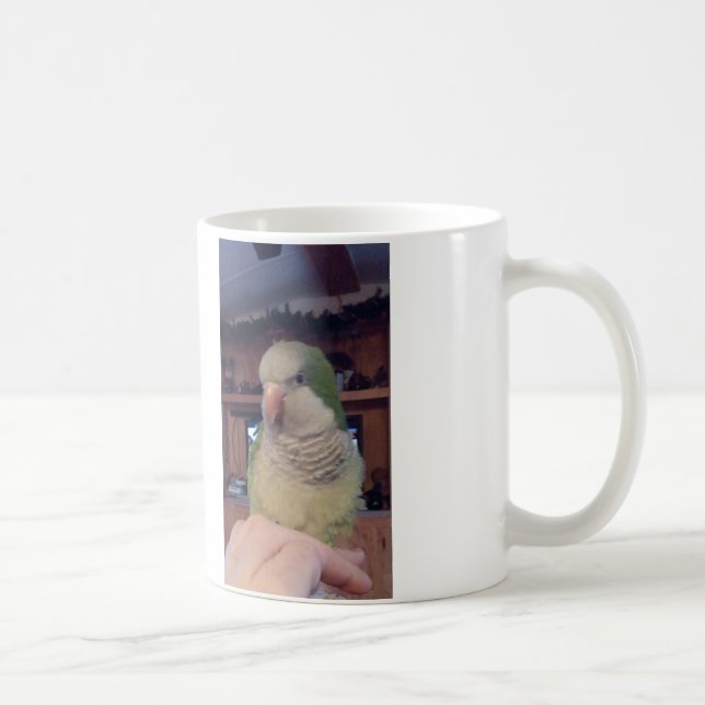 De Café Taza del loro Quaker Sitting Pretty (Derecha)