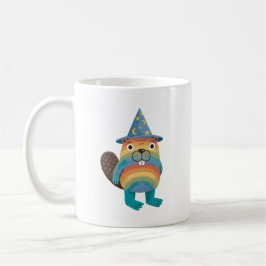 De Café Taza del mago del castor lindo