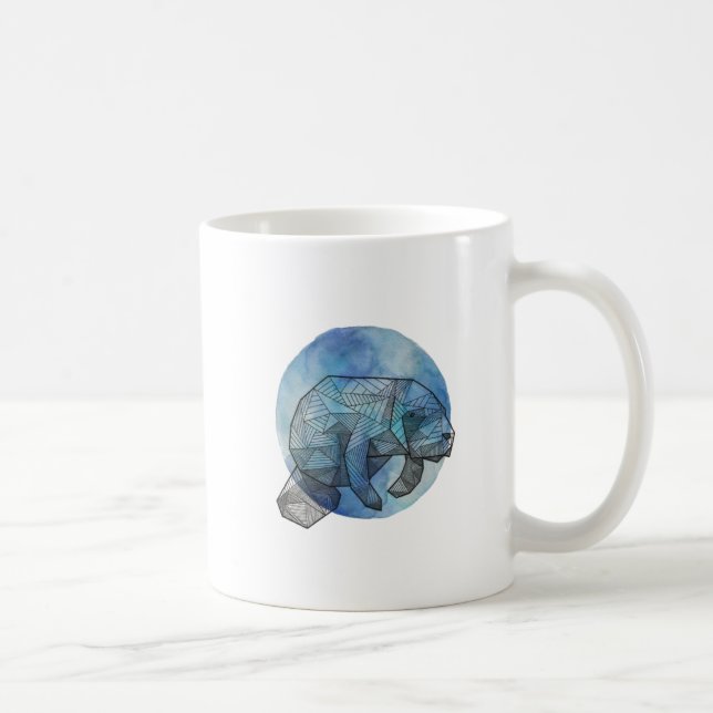De Café taza del manatee (Derecha)
