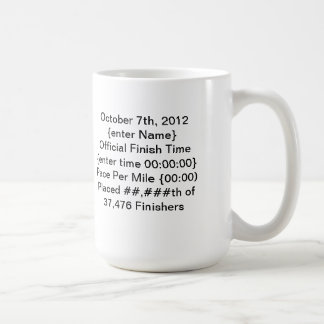 De Café - Taza del maratón - ciudad modificada para