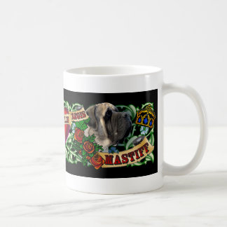 De Café Taza del mastín del tatuaje