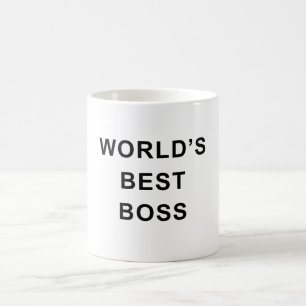 De Café Taza del Mejor Jefe del Mundo: regalo clásico y au