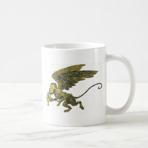 De Café Taza del mono del vuelo