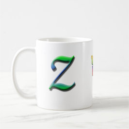 De Café Taza del monograma Z