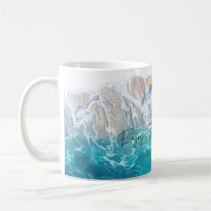 De Café Taza del Océano Disfruta las Pequeñas Cosas
