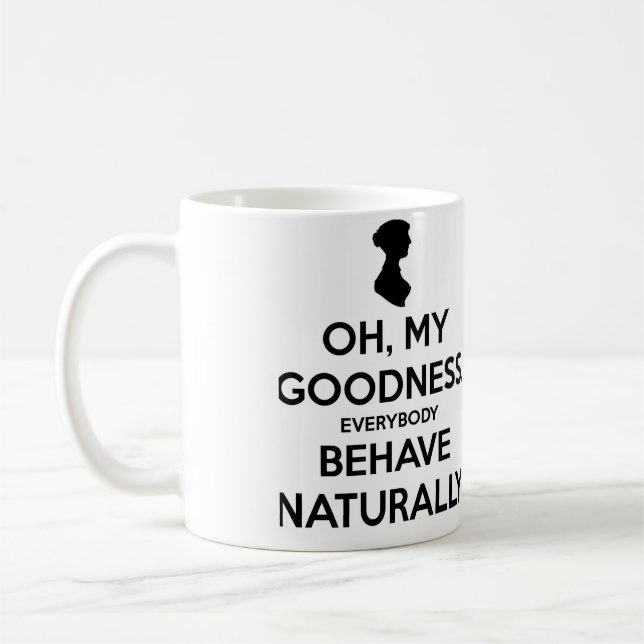 De Café Taza del orgullo y del perjuicio (Izquierda)