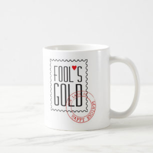 De Café Taza del oro del tonto